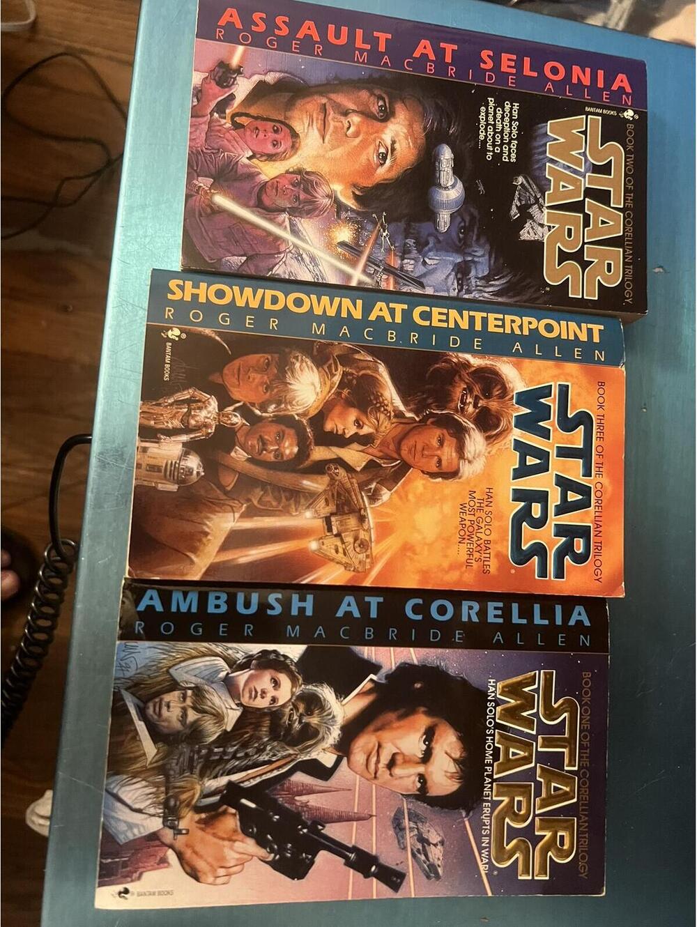 Star Wars Paperback Books Set by Roger MacBride Allen